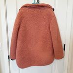 Anthropologie  Pink Sherpa Hidden Button Up Jacket XS Photo 5