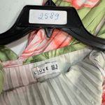 L'IDÉE Olympia Gown pleated floral green maxi dress size 12 Photo 2