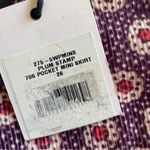 RE/DONE  New Plum Stamp 70s floral printed mini skirt hippie chic Photo 3