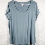 Athleta  Light Blue Short Sleeve Top Photo 0