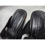 Donald J Pliner Womens Corali Wedge Sandals Black Shoes Made in Spain 9.5M Size 9.5 Photo 2