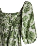 Abercrombie & Fitch Green Floral
Puff Sleeve Babydoll Cottage Mini Dress S Photo 2