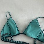 Aerie  M Striped blue and Black Bikini Top Photo 2