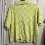 UGG 💖  Jeannie Checkerboard Terry Button Down Sweatshirt Photo 2