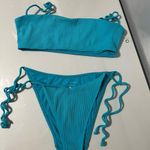 La Hearts Vibrant Blue Bikini with Side Ties Photo 1