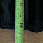 Selfie Leslie Black Satin Laxmi Accordion Pleat Maxi Dress Womens Size Large Photo 8