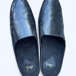 1803 Black Leather Slip On Mule Comfort Shoes Made in Portugal Women's size 41 Photo 11