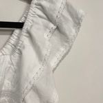 Abercrombie & Fitch  Shirt White Ruffle Lace Babydoll Top Small Coquette Cottage Photo 2