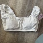 Wild Fable 2  White/Ivory Bikini Tops Size Medium Photo 4