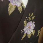 Urban Outfitters Sheer Sleeve Black Floral Dress size XS Photo 3