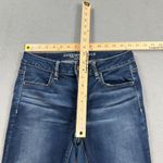 American Eagle  Jeans 8 Long Womens Jegging Super Stretch Blue Mid Rise Skinny Photo 2