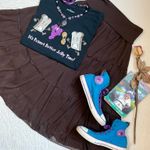 Urban Pipeline Women’s junior  peanut butter jelly time funny graphic tee Photo 11