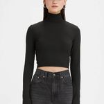 Levi’s ORIEL TURTLENECK “Size S/p” (B35) Black Photo 1
