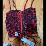 LF  LaceUp Leopard Top Photo 8