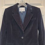 frame denim Frame The Femme Corduroy Blazer Navy Size 4 Photo 5