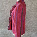 Hand Crafted marled striped blazer size small Photo 3