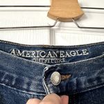 American Eagle High Rise Mom Jeans Sz 18 Stretch Denim Blue Photo 2