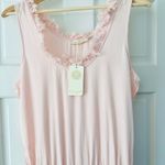 Ramy Brook NEW! Powder Pink Ray Jumpsuit Fringe Neckline Ankle Cuffs Size XS Photo 6