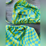 Free People  IT'S NOW COOL The Gathered Tri Top & Tie Top Size Medium NWOT $80 Photo 5