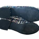 Steve Madden Black Cherish Tie Block Heel Slip On Tweed Ballet Flats size 7.5 Photo 9