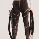 Free People Movement New Flow Leggings Vintage Black Washed contrast stitch XS Photo 0