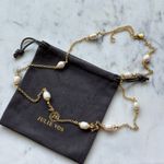 NWOT Julie Vos Gold and White Pearl Necklace Photo 8