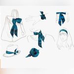 Two Thin Purse Scarves / Hair Bands / Scarves Photo 4