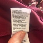 American Eagle AE Women's Maroon Floral Dress Long Sleeve Medium LN Photo 6