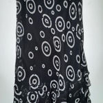 Vtg Marisol Black Silk Ruffle Sequin Skirt Y2K Fairy Whimsygoth Coquette 90s Photo 0