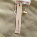 LC Lauren Conrad Yellow Semi-Sheer Sleeveless Top, L Photo 3