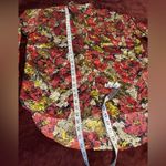 Cotton Express  Floral Rhinestone Button Down Long Sleeve Loose Blouse S Photo 7