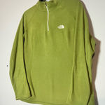The North Face TKA Glacier 1/4 Zip Fleece Pullover Womens Green Size Large Photo 0