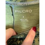 Pilcro Shirt Women Small Blue Green Floral Crew Neck Ruched Tie Sides Top Boho Photo 8