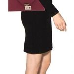 Rebecca Minkoff Burgundy textured leather Paris Clutch with gold-tone hardware! Photo 0