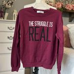 Wound Up Comfy Lightweight Sweatshirt The Struggle is Real Photo 3