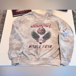 Journey World Tour Graphic Gray Tie Dye Pullover Sweatshirt Size M Photo 2