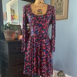 Anthropologie  HD in Paris "Saraid" Dress Multicolor Abstract Print Stretch Dress Photo 1