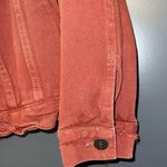 Tilly's Distressed Burnt Orange Jean Jacket Photo 3