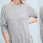 Anthropologie Like New  Postmark Gia Split Ruffle Hem V-Neck Sweater Photo 0