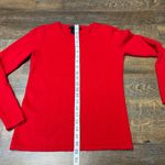 Preswick & Moore  100% Cashmere Red Crew Neck Sweater Womens Small Soft Casual Photo 3