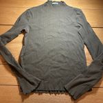 Stockholm Atelier & Other stories ribbed mock neck top green size 6 Photo 0