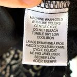 Wrangler Women’s Small Retro Black Frayed Lace Long Tie Sleeve Western Blouse Photo 10