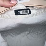 Jil Sander Navy White Woven High Low Drawstring Shirt Size 32 FR / 0 US $733 Photo 8