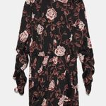 ZARA ✨  Rose Print Long Sleeve Dress✨ Photo 6
