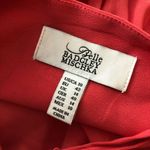 Badgley Mischka Belle Formal Dress Maxi Crossover Straps Salmon Pink 10 Photo 3