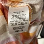 Lou & grey  Striped Linen Twist Front Shirt Women Small Preppy Beach Coastal Pink Photo 10