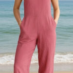 Jen's Pirate Booty  pink jumpsuit size small Photo 0
