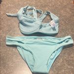 l*space L* Aqua Bikini Set Photo 0