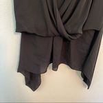 BCBGMAXAZRIA Solange Back-Drape Halter Top Black Photo 5