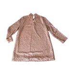 Rose + Olive Lace Dusty Rose Top Tunic Women's Size Small Pink Photo 1